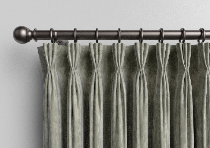 Crushed Velvet, Ivory - Made to Measure Curtains - Image 11